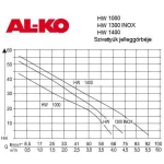 113249 AL-KO HW 1300 INOX