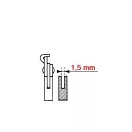 3/8" 1,5 mm-es vezetőlapok